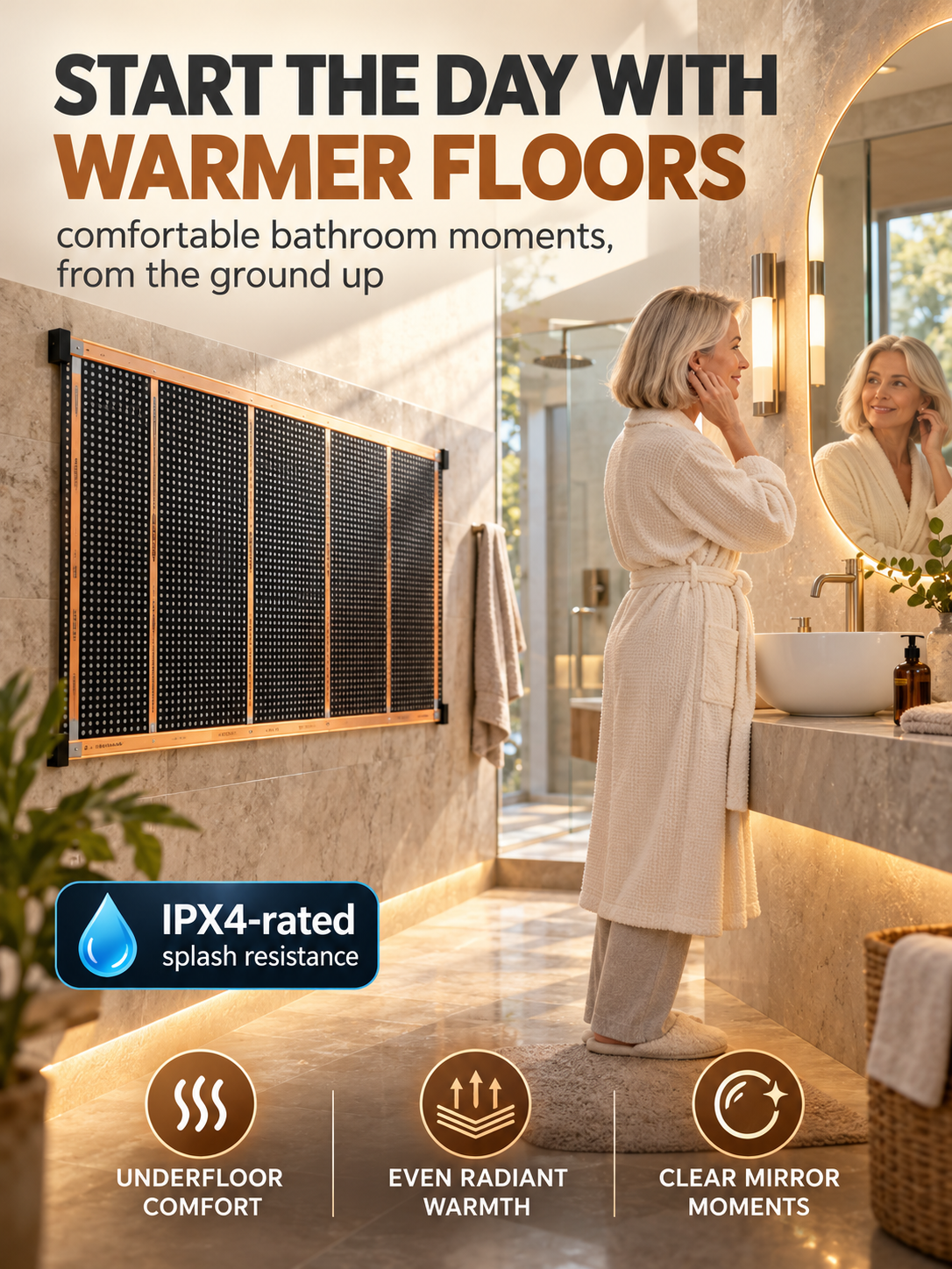German High-Tech Graphene Wall Heater