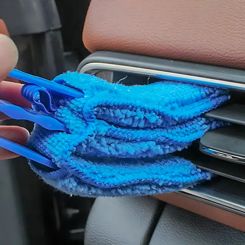 Thick Microfiber Cleaning Cloth with Removable AC Vent Gap Brush Household Supplies