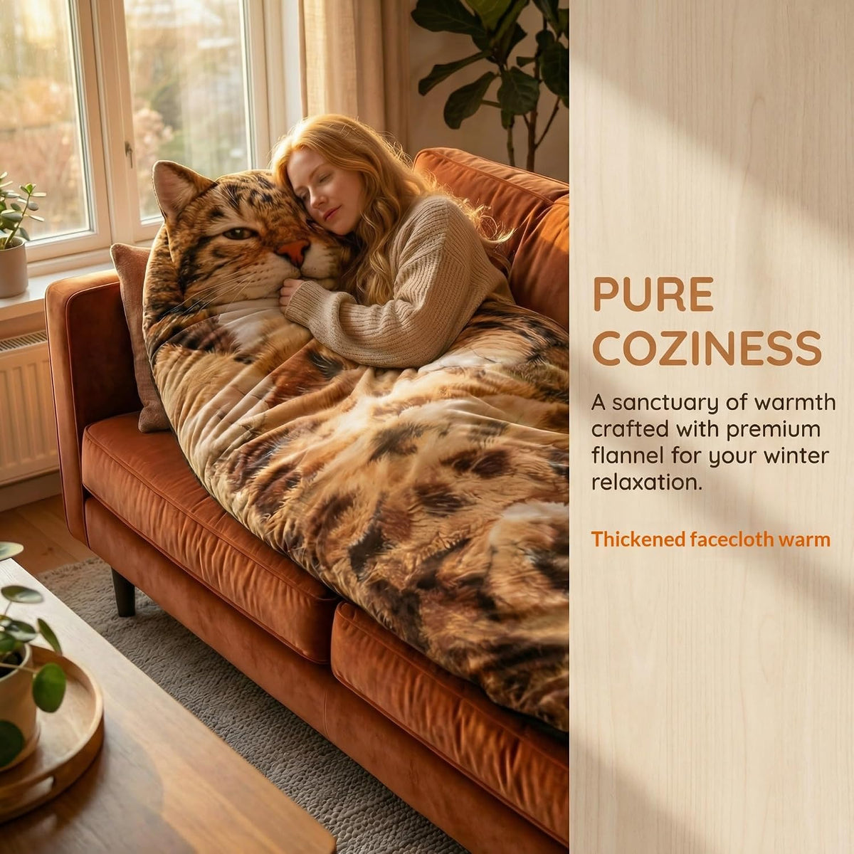🔥Hot Sale 49% off🐱 Fluffy cat sleeping bag – Soft, Warm & Purrfectly Cozy😴💤