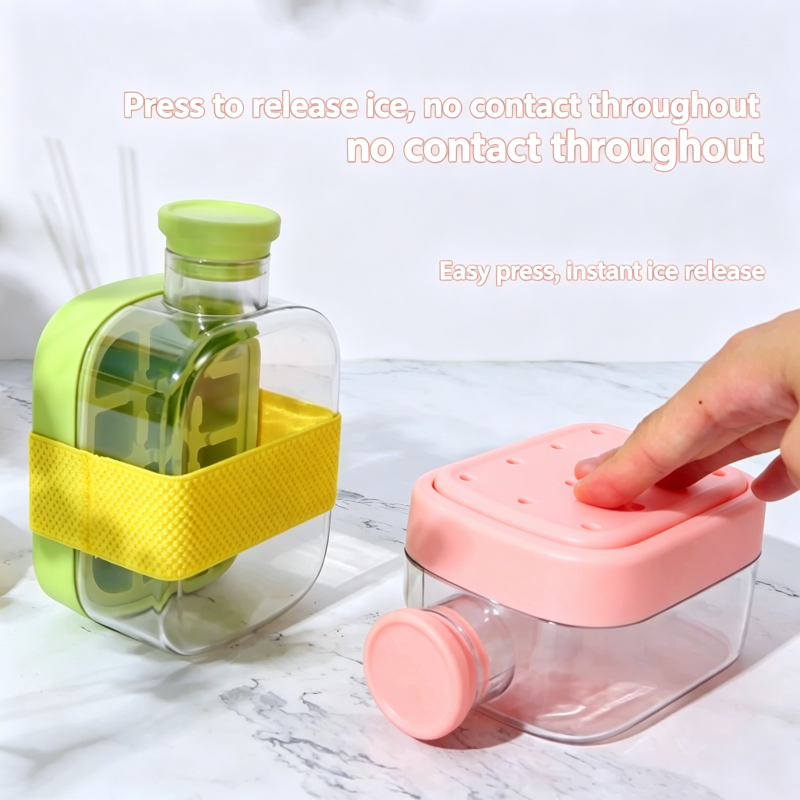 Portable 2-in-1 Ice Cube Cup Outdoor Sports Water Bottle