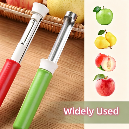 2 In 1 Fruit Peeler Corer Stainless Steel Core Remover