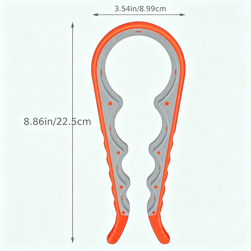 4 in 1 Multi Function Jar Bottle Opener Non Slip Silicone Grip Lid Remover Tool for Kitchen Pickle Jars Soda Water Bottles