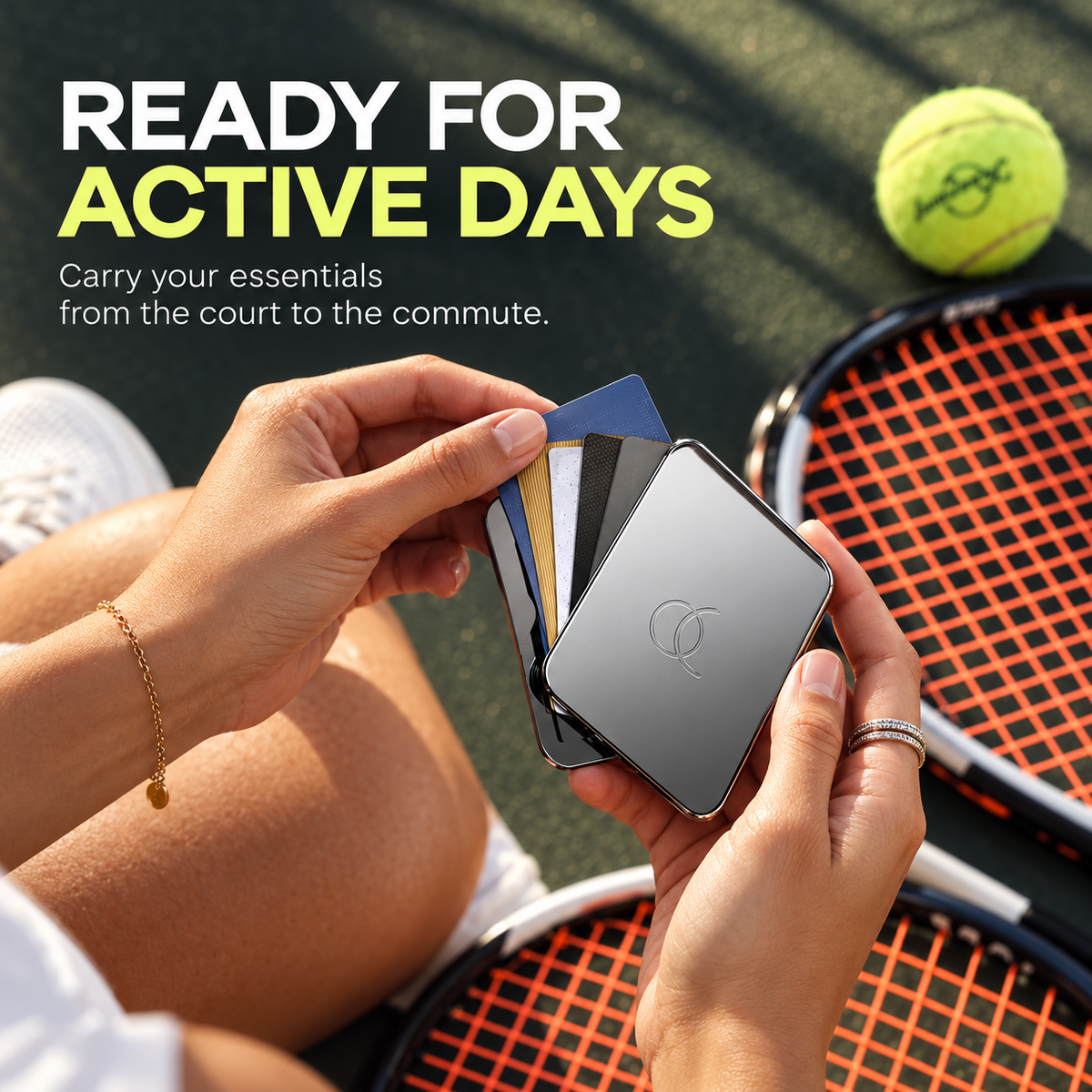 🧲 Magnetic Slim Metal Wallet ⚡ Quick Card Access & Snap-On Card Holder