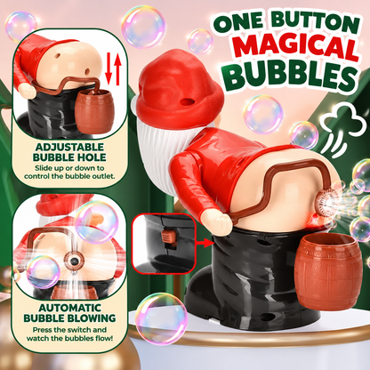 🔥Christmas Sale 50% OFF🎅 Farting Santa Bubble Machine💨 Funny Holiday Party Toy & Gift🎁