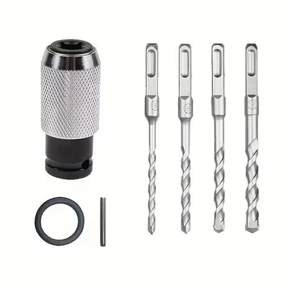 🔥 Early Black Friday Deal | Rotary Hammer Adapter with Impact Drill Bits Set