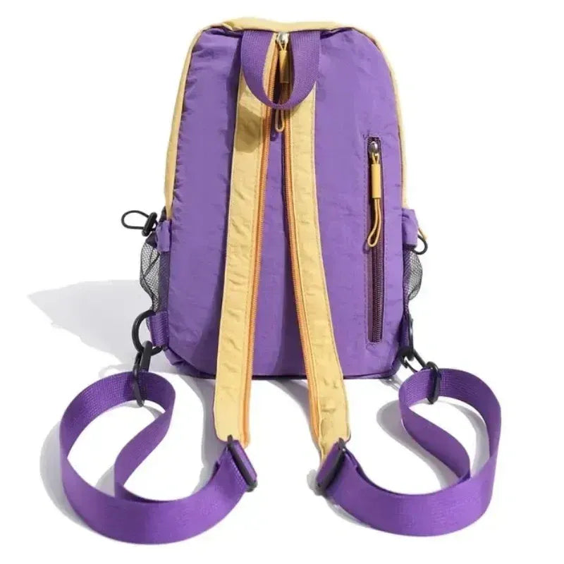 🎒 Mini Color Block Backpack — Small Pack, Big Adventures!