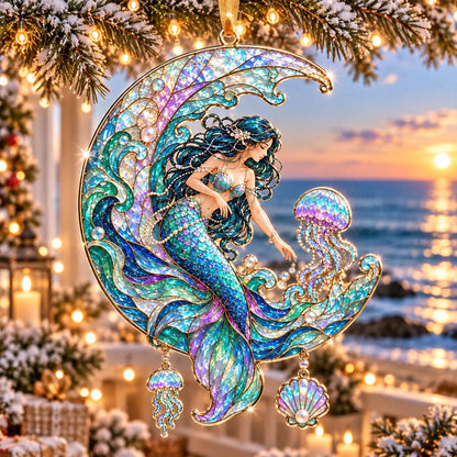 Mermaid Moon XR1610009CL Christmas Ornament