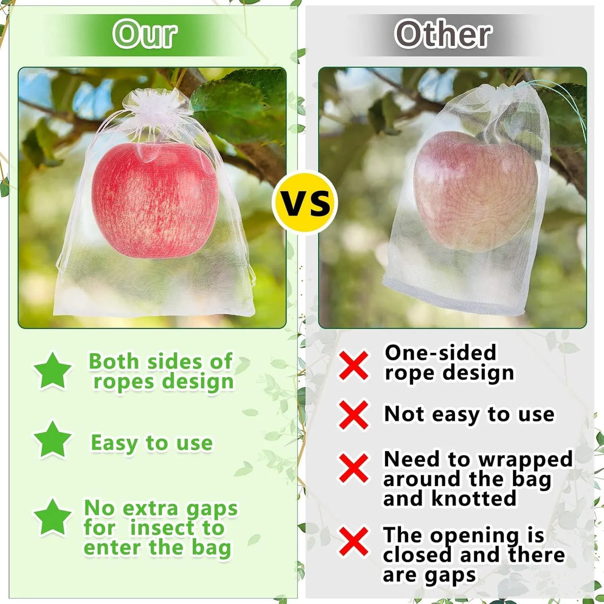 🔥Last Day 40%Off ✨Reusable Fruit Protection Bags🌿