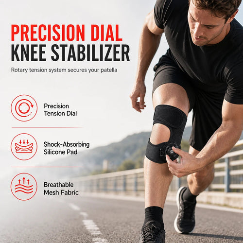 🔥 Black Friday Preview Sale🔥–Adjustable Silicone Patella Stabilizer Strap
