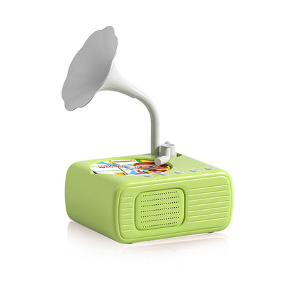 Screen-Free Story & Music Player for Kids – 96 Audio Cards & 4 DIY Recording Cards