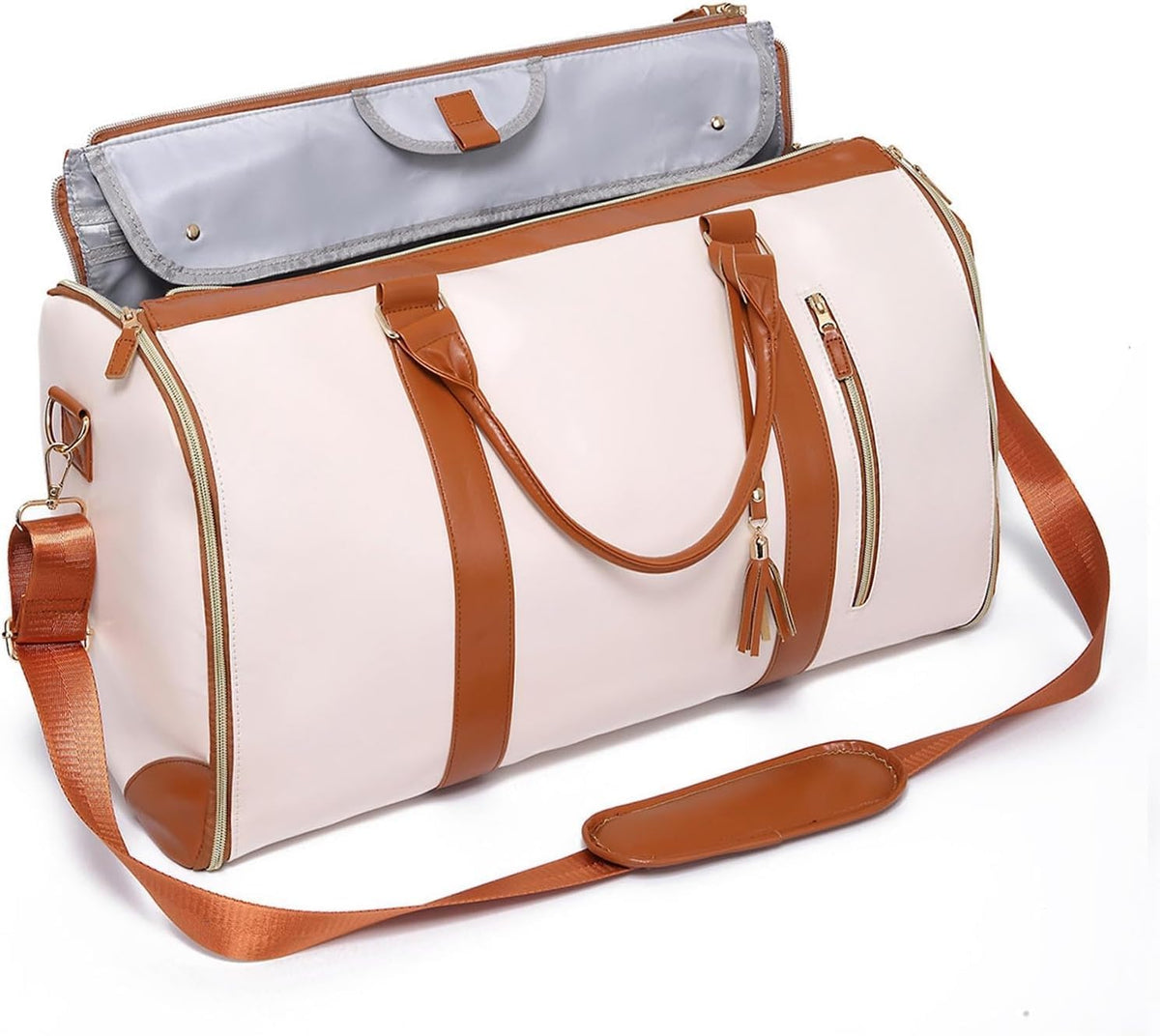 2-in-1 Convertible Garment Duffle – Carry-On with Hanging Suit Compartment & Shoe Storage