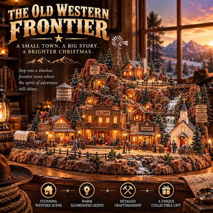 The Old Western Frontier – Lighted Miniature Western Village