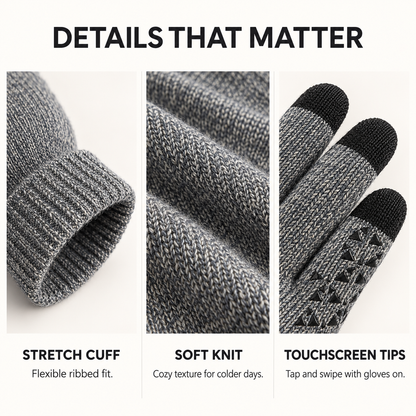 USB-Heated Winter Gloves – Warm & Touchscreen-Friendly
