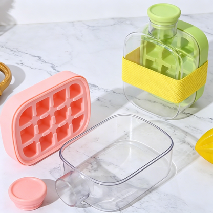 Portable 2-in-1 Ice Cube Cup Outdoor Sports Water Bottle