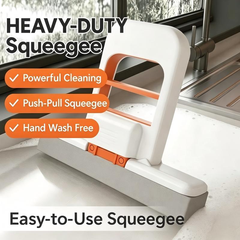 Mini Self Squeezing Mop Portable Wet Dry Cleaning for Bathroom Kitchen Glass