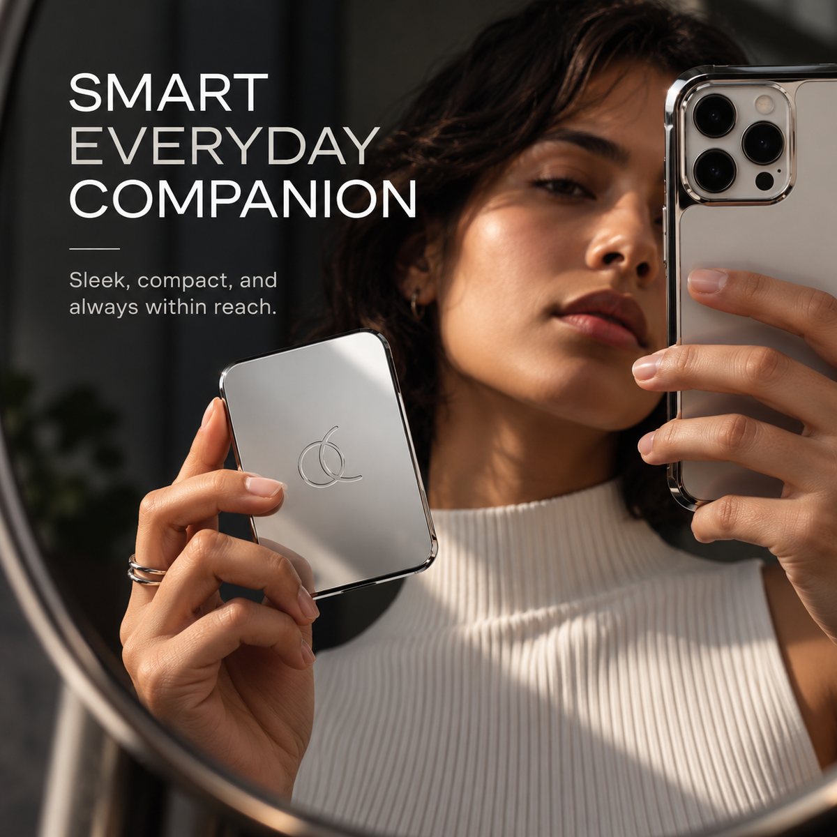 🧲 Magnetic Slim Metal Wallet ⚡ Quick Card Access & Snap-On Card Holder