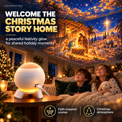 ✝️🌟 Nativity Christmas 5D Projection Light – Transform Any Room Into the Night of Bethlehem