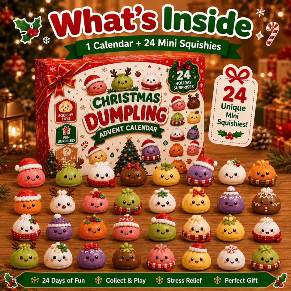🎄Christmas Advent Calendar Box🥟