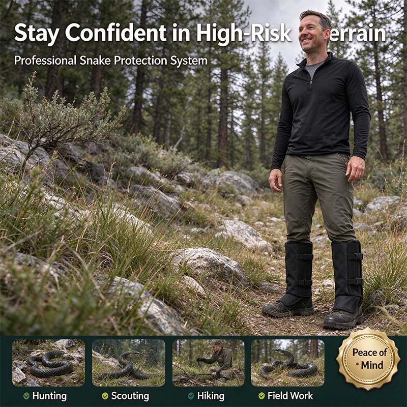 Tactical Snake Bite Protection for Hunting & Outdoor 🥾