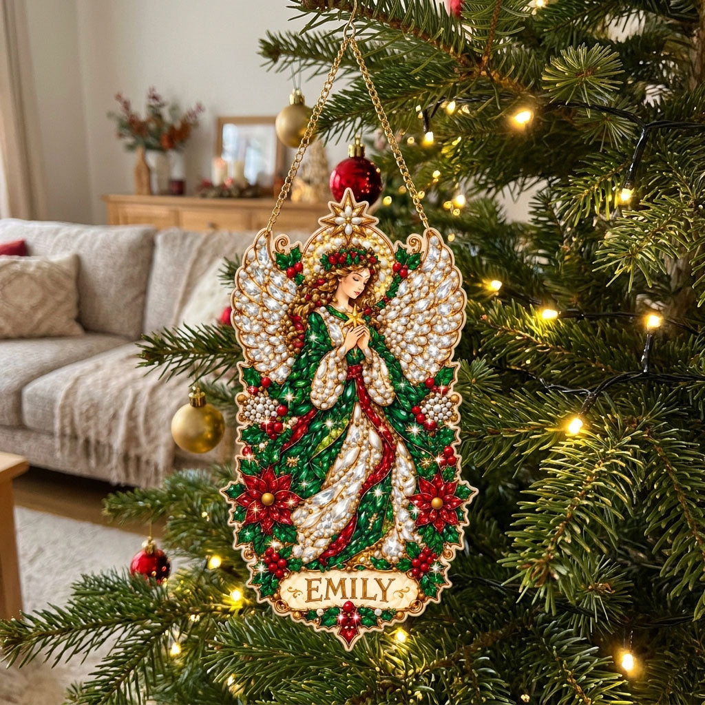 Personalized Guardian Angel Diamond Art Hanging Ornament Kit