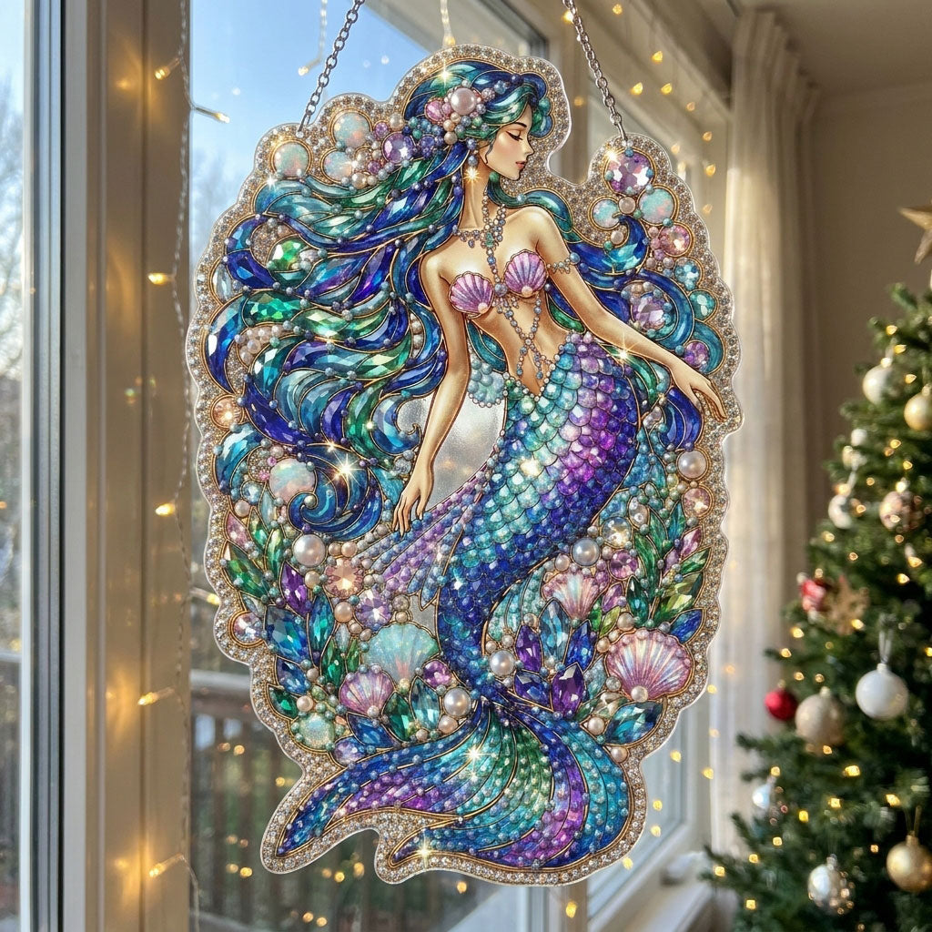 Mystic Mermaid Diamond Art Hanging Ornament Kit