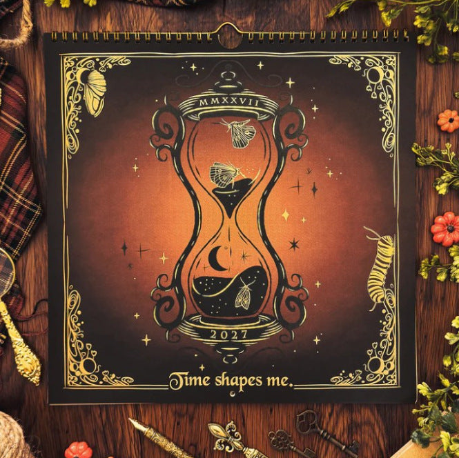 Coordinating wall calendar cover