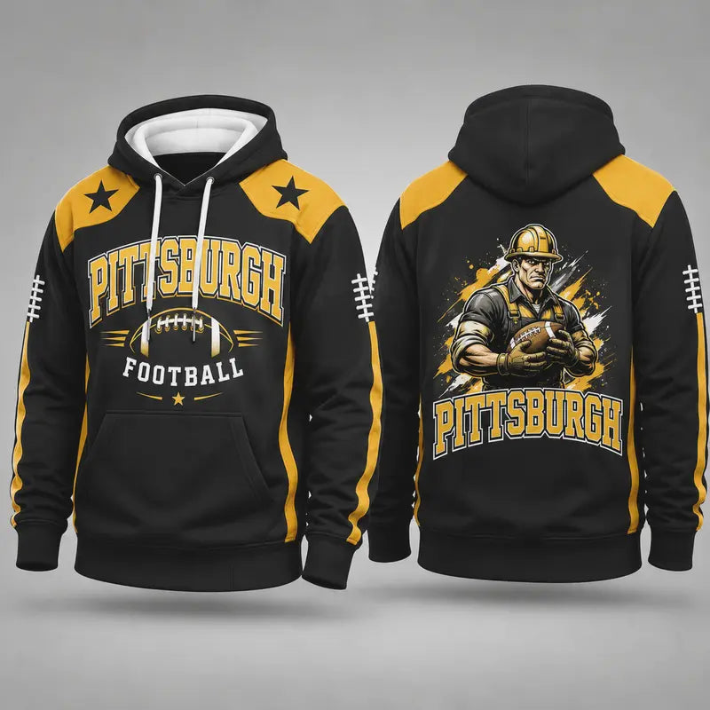 🏈Hot Sale 50% OFF-32 City Styles Vintage Football Hoodie – Classic American Sports Collection