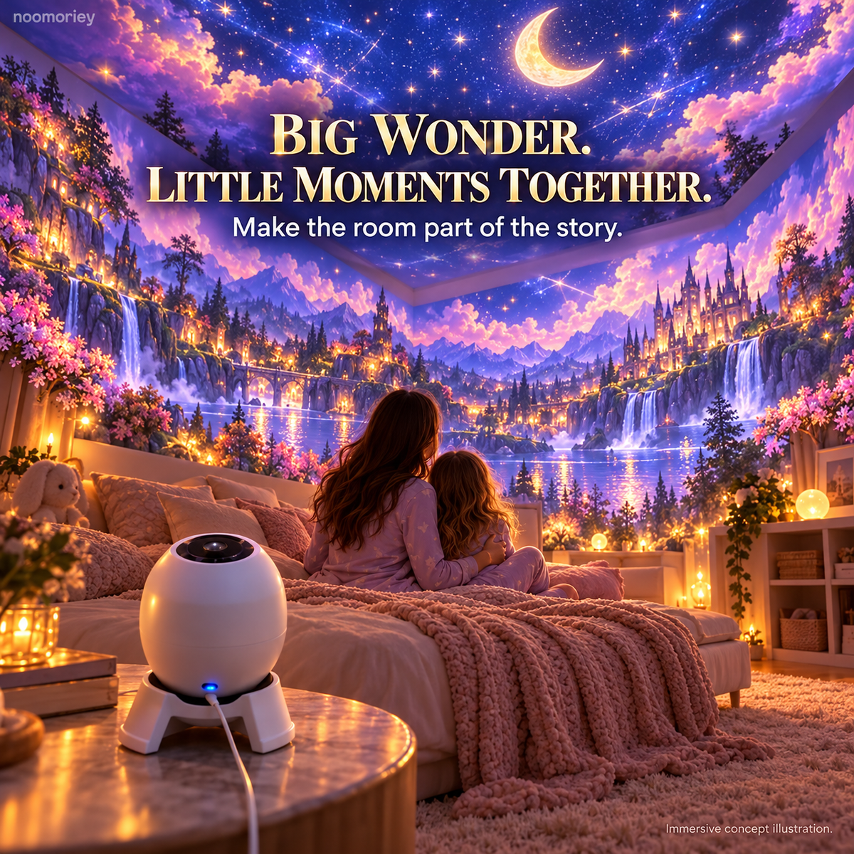 ✨ Egg-Shaped Ambient Projector – A Little Light, A World of Wonder