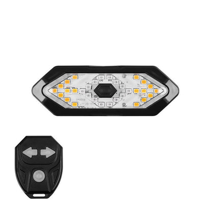 🚲Bike Turn Signals with Alarm | USB Charging, Wireless Remote, Split/Integrated Tail Light