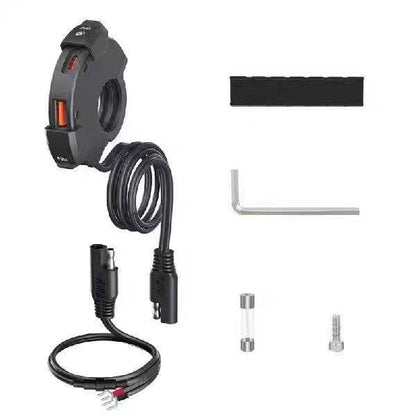 USB Socket Motorcycle USB Charger Socket 12V USB C Motorbike 48W