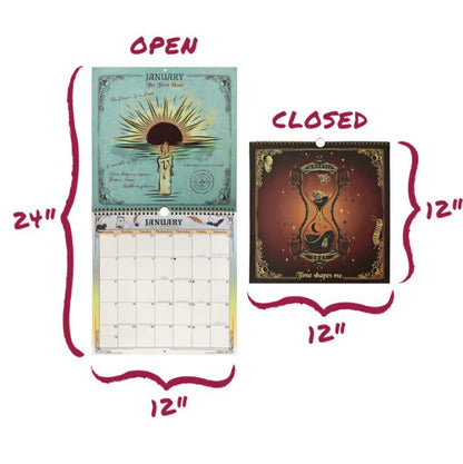 Coordinating wall calendar detail