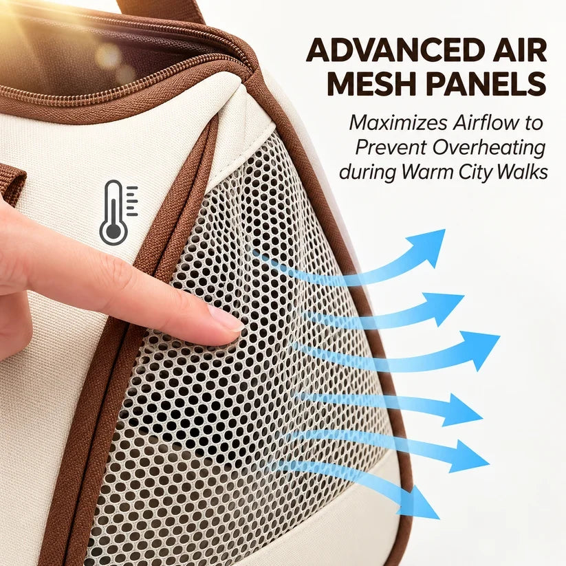 🐱2-in-1 Portable Breathable Pet Carrierk