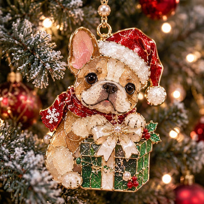 Christmas French Bulldog XR2110007CL Christmas Ornament