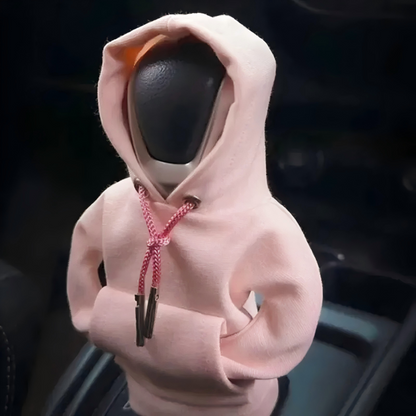 Universal Car Shift Knob Cover Hoodie Cute Interior Decoration Accessory