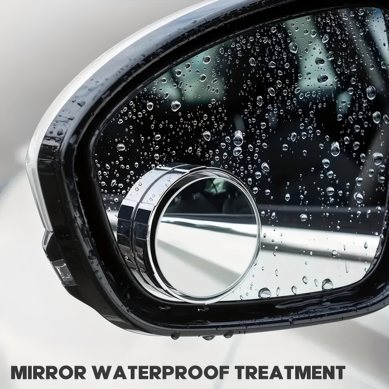 Car Blind Spot Mirror 2Pcs Suction Cup 360° Adjustable Wide Angle Safety Accessory for Parking