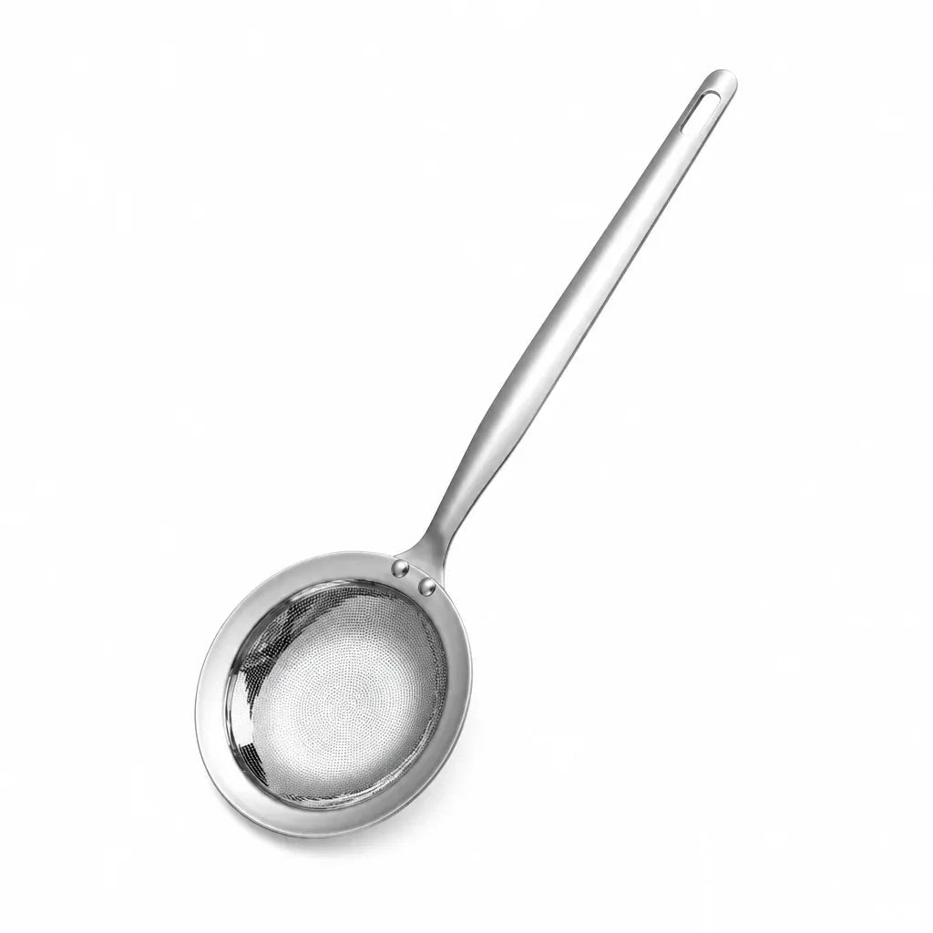 Stainless Steel Fine Mesh Skimmer Spoon