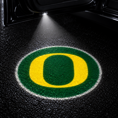 Oregon Ducks car door projector light design