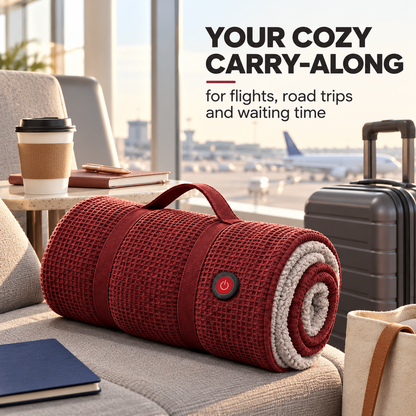 🔥 Wearable Heated Blanket – Cozy Hands-Free Warmth