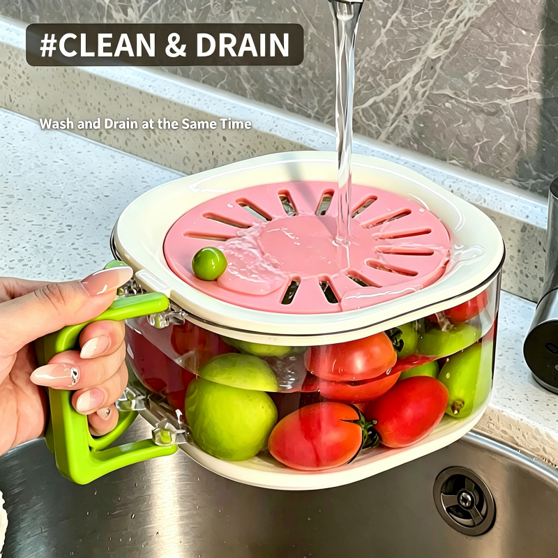 Double-Layer Foldable Drain Storage Basket