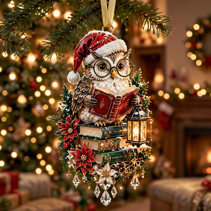 Wise Teacher Owl XR1710040CL Christmas Ornament