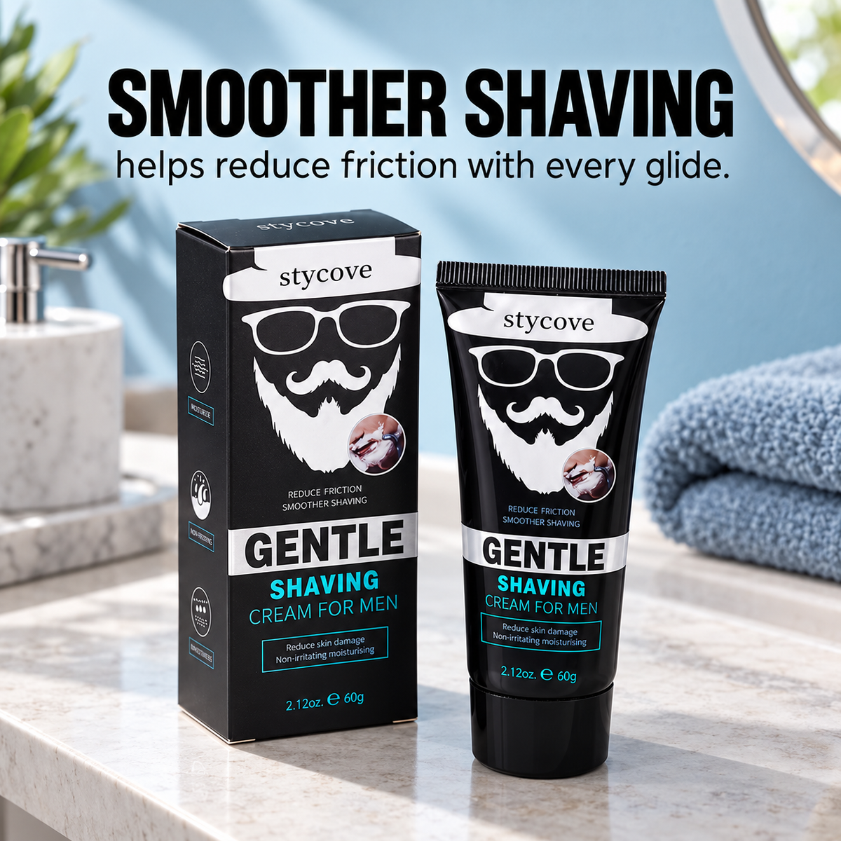 Stycove Men’s Smooth Glide Shaving Cream