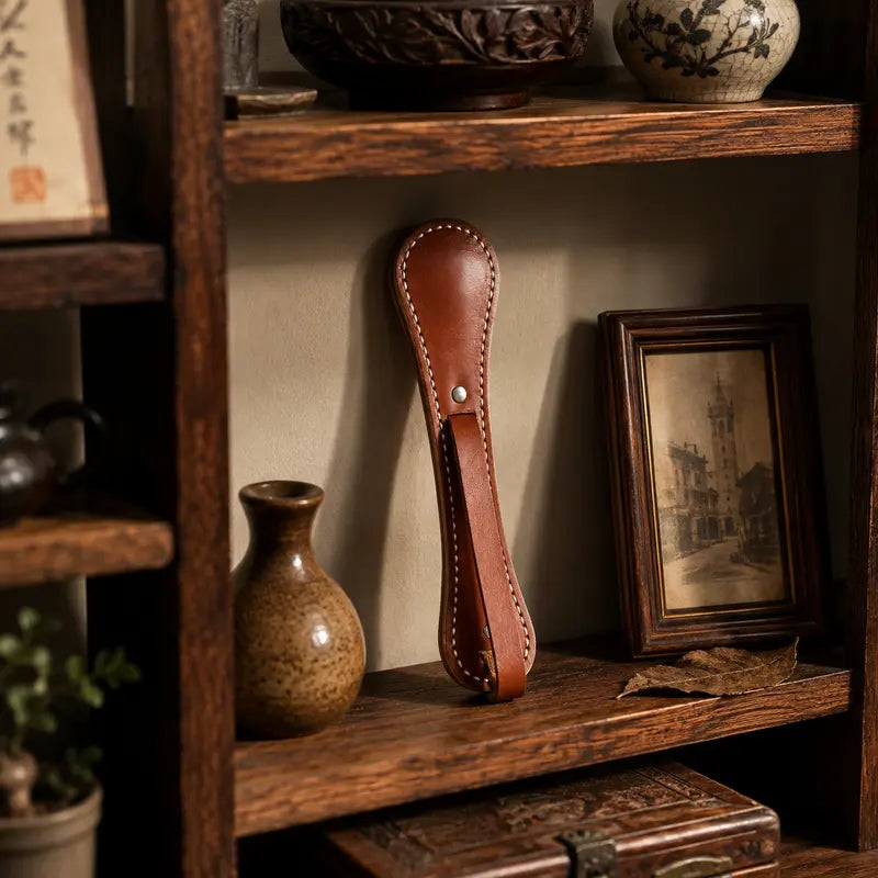 Handmade Cowhide Leather Craft Figurine