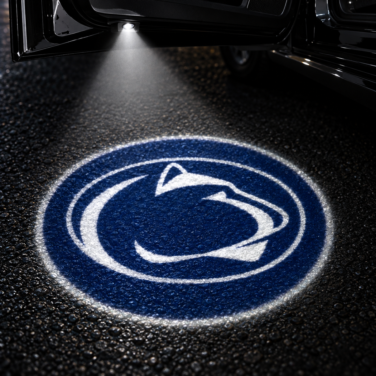 Penn State Nittany Lions car door projector light design