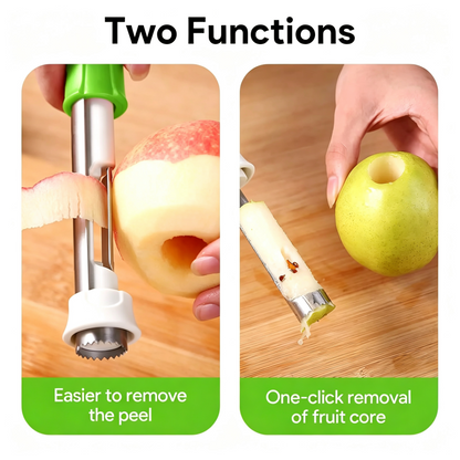 2 In 1 Fruit Peeler Corer Stainless Steel Core Remover