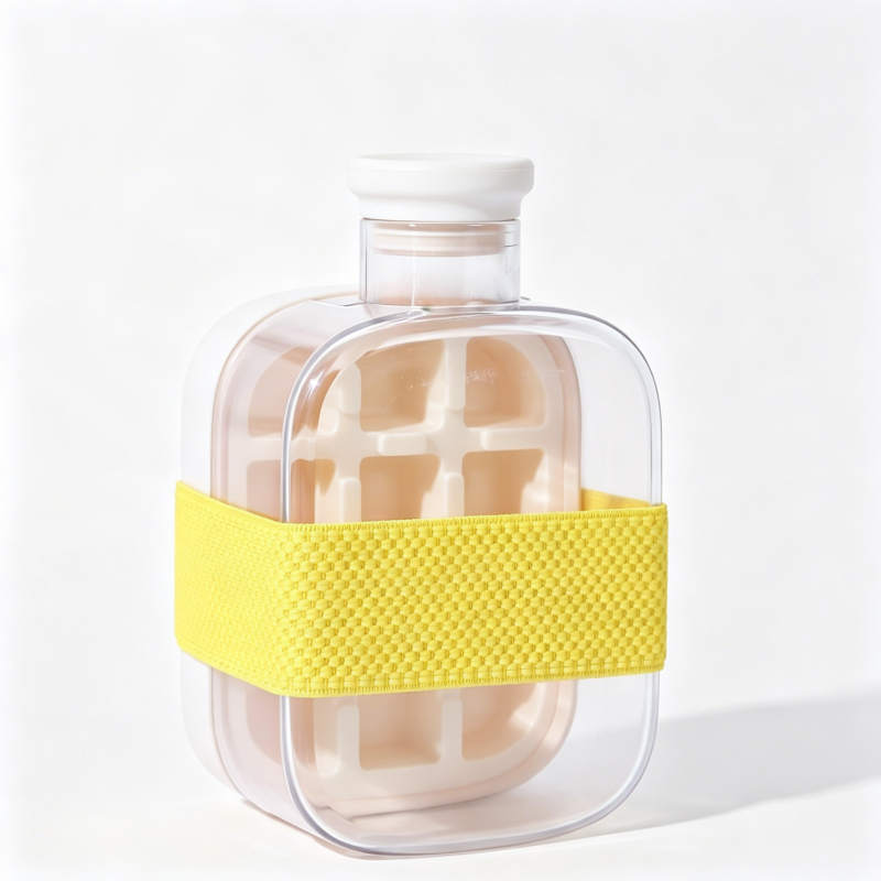 Portable 2-in-1 Ice Cube Cup Outdoor Sports Water Bottle