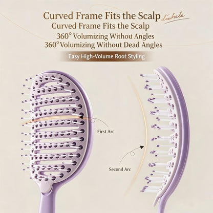 Self Cleaning Slicker Brush Wet Dry Massage Comb Portable Hair Remover
