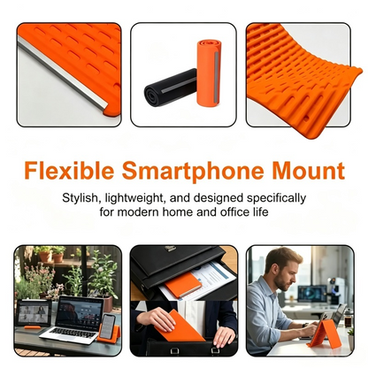 Multi-scene Shapeable Phone Holder Portable Foldable Silicone Aluminum Stand for Phone Tablet Switch Laptop