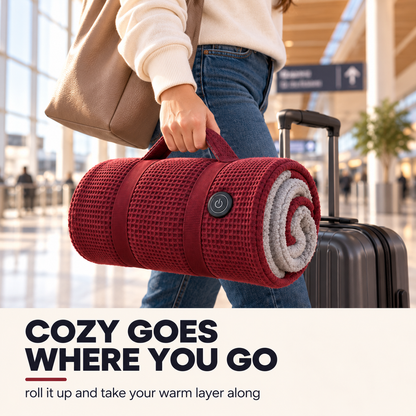 🔥 Wearable Heated Blanket – Cozy Hands-Free Warmth