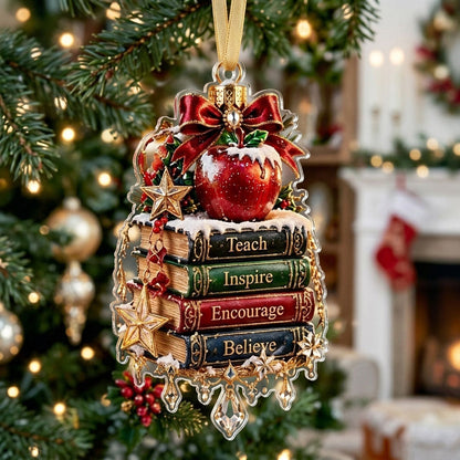 Teach Inspire Believe XR1710033CL Christmas Ornament