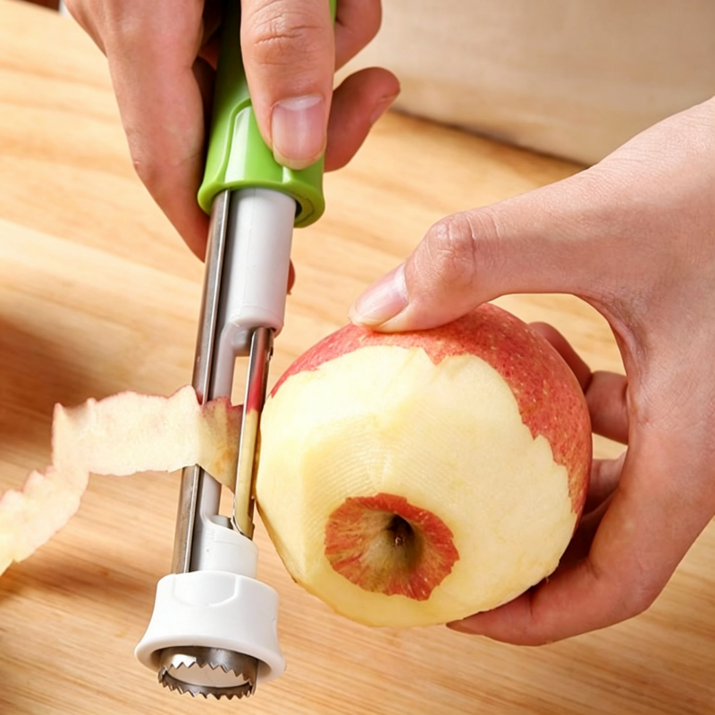 2 In 1 Fruit Peeler Corer Stainless Steel Core Remover